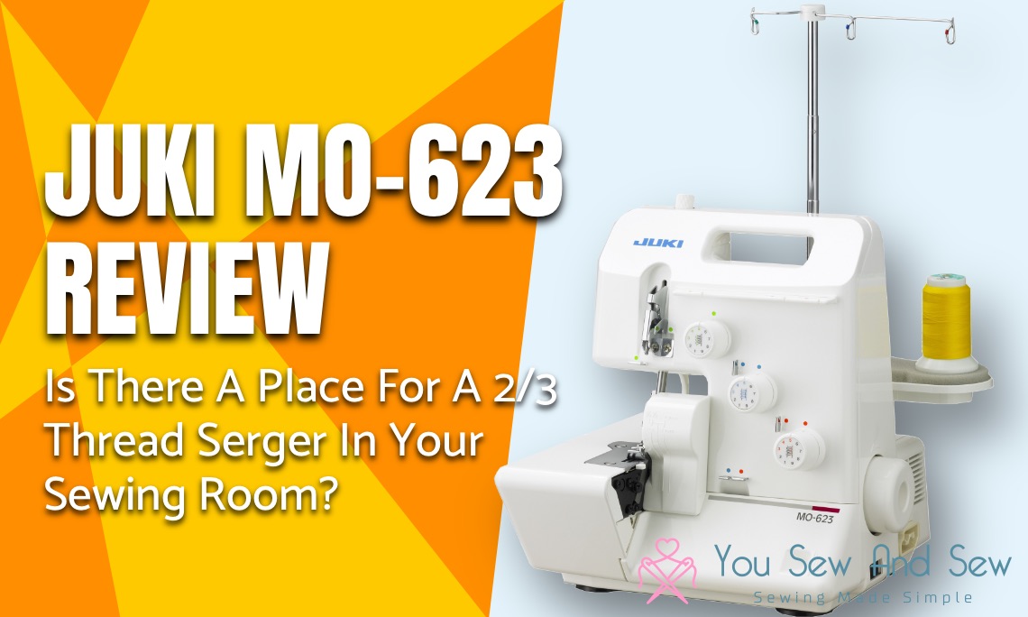 JUKI MO-134 Quilt Overlock Pro Sewing Machine with Manual